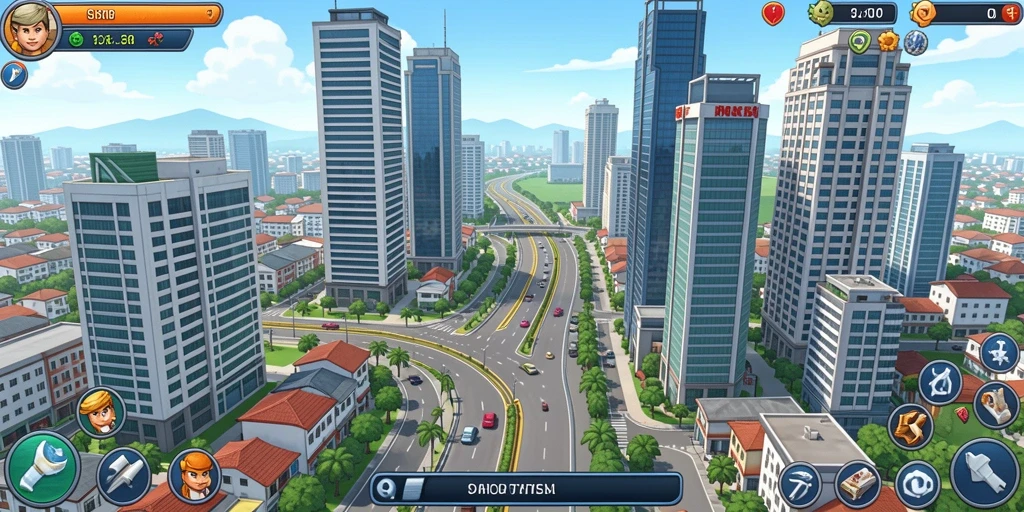 Tampilan awal game yang menarik dan memikat.