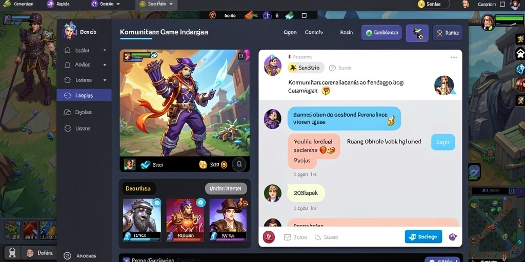 Tangkapan layar menampilkan dunia permainan yang menakjubkan.