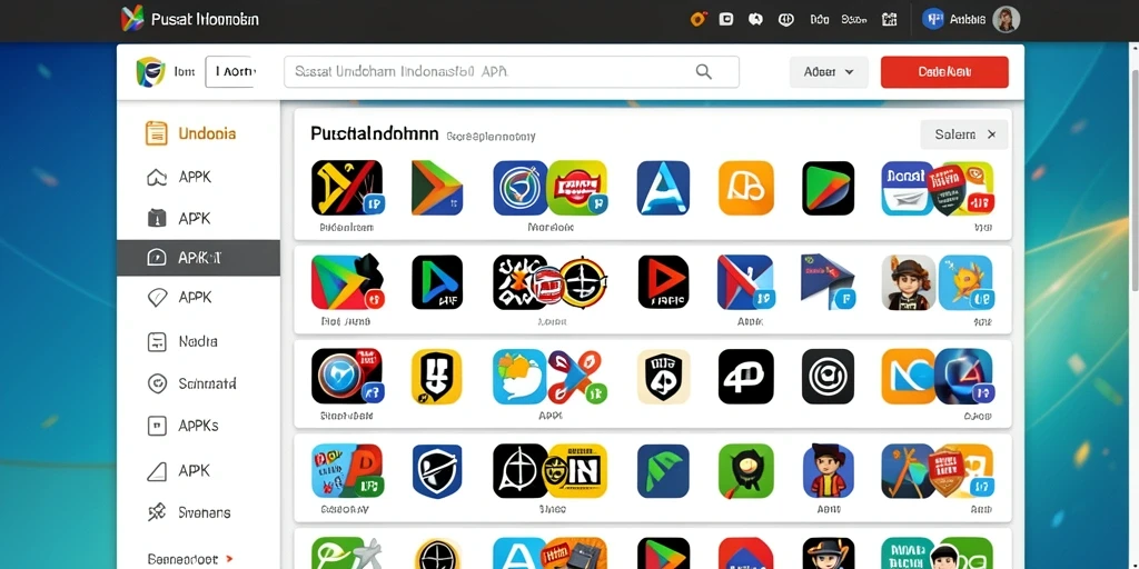 Tampilan utama dengan karakter pilihan Anda.