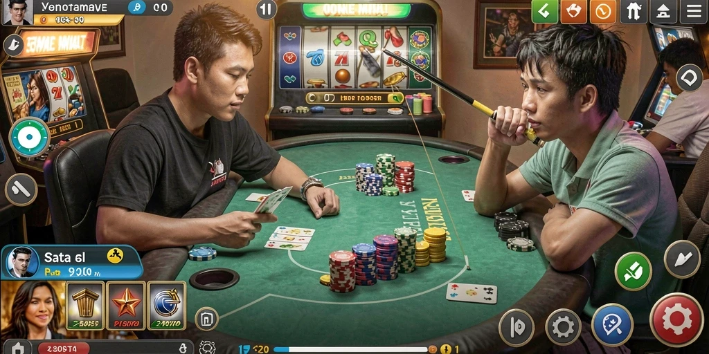 Tampilan antarmuka gameplay yang sangat menarik.