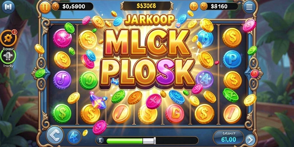 Tampilan permainan slot yang menarik.