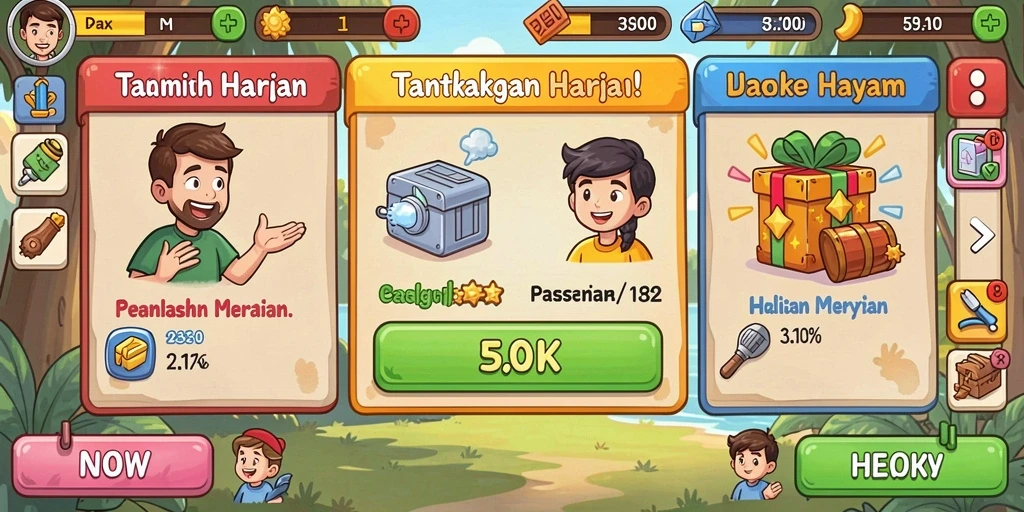 Screenshot menampilkan karakter utama dalam aksi pertarungan.