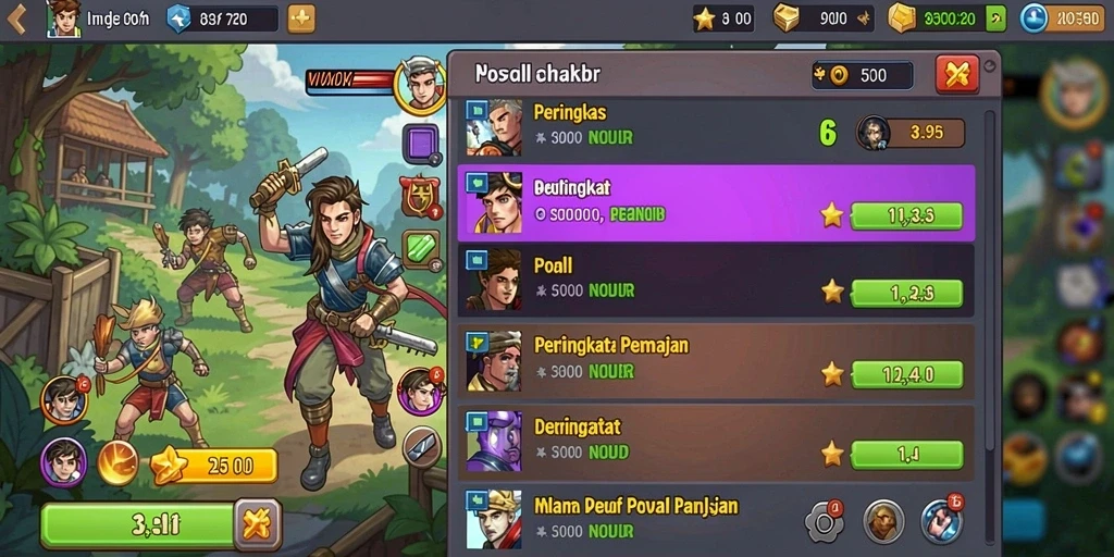 Tampilan antarmuka yang user-friendly dan menarik.