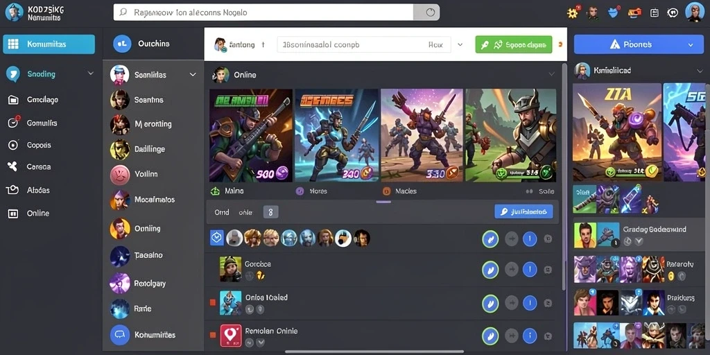 Screenshot menampilkan karakter kucing yang lucu dan berwarna-warni.