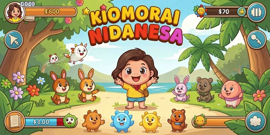 Tampilan antarmuka yang sederhana dan menarik.
