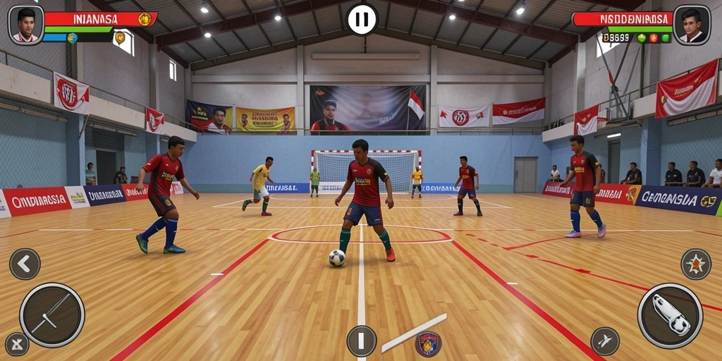 Screenshot menampilkan grafis berkualitas tinggi dari gameplay.