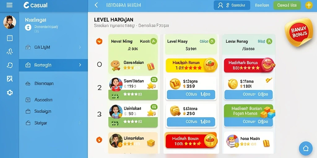 Tampilan antarmuka yang menarik dan intuitif.