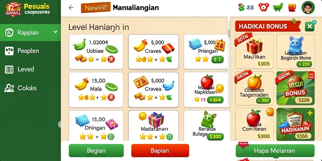 Tampilan antarmuka yang menarik dan ramah pengguna.